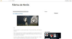 Desktop Screenshot of fabricadeherois.com.br